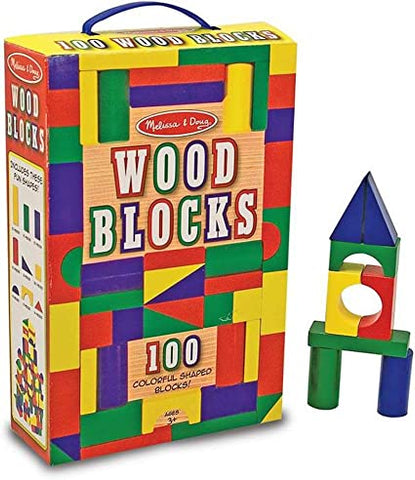 100 Wood Blocks-Baby Maths, Baby Wooden Toys, Building Blocks, Cerebral Palsy, Early Years Maths, Eco Friendly, Engineering & Construction, Gifts For 1 Year Olds, Gifts For 6-12 Months Old, Maths, Primary Maths, S.T.E.M, Shape & Space & Measure, Stock, Tactile Toys & Books-Learning SPACE
