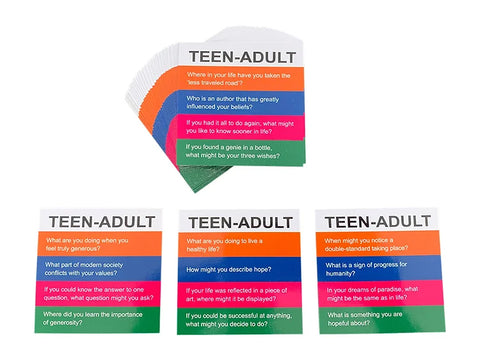 Totika Teen-Adult Principles, Values & Beliefs Card Deck-Additional Need, Bullying, Calmer Classrooms, Chill Out Area, Emotions & Self Esteem, Helps With, Life Skills, Mindfulness, PSHE, Social Emotional Learning, Stock, Table Top & Family Games, Teen Games, Totika-Learning SPACE