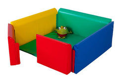 1.4m Square Soft Sided Den-Ball Pits, Down Syndrome, Movement Breaks, Play Dens, Sensory Dens-Multi-Coloured-Learning SPACE