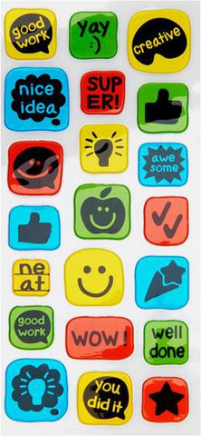 21 Puffy Reward Stickers-Additional Need, Calmer Classrooms, Classroom Displays, Clever Kidz, Helps With, PSHE, Rewards & Behaviour, Social Emotional Learning-Learning SPACE