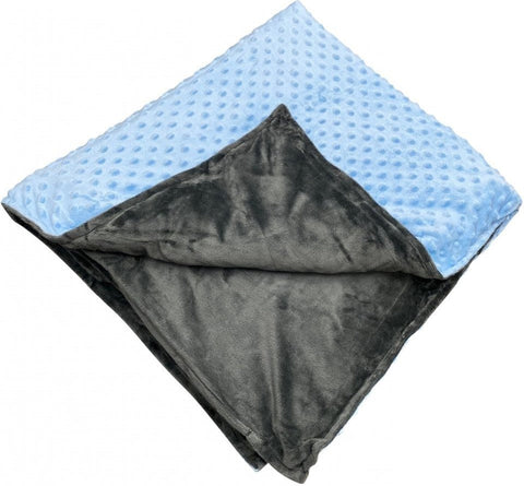 5kg Weighted Blanket Large (150 x 200cm)-AllSensory, Autism, Calmer Classrooms, Calming and Relaxation, Comfort Toys, Down Syndrome, Helps With, Matrix Group, Neuro Diversity, Nurture Room, Proprioceptive, Sensory Processing Disorder, Sensory Seeking, Sleep Issues, Teen Sensory Weighted & Deep Pressure, Teenage & Adult Sensory Gifts, Weighted & Deep Pressure, Weighted Blankets-Blue/Grey-Learning SPACE