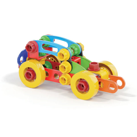 Quercetti Tecno Jumbo - Nuts and Bolts Builder Set-Engineering & Construction, Gifts For 3-5 Years Old-Learning SPACE