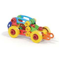 Quercetti Tecno Jumbo School Blocks-Engineering & Construction, Gifts For 3-5 Years Old-Learning SPACE