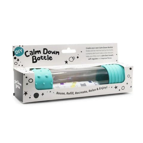 Calm Down Bottle - Mint-Calming and Relaxation, Gifts For 3-5 Years Old, Visual Fun, Visual Sensory Toys-Learning SPACE