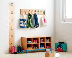 8 Coloured Coat Hook Rail-Cloakroom-Learning SPACE