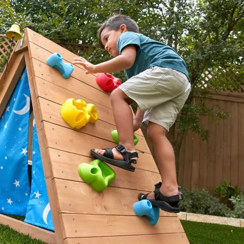 A-Frame Hideaway & Climber-Baby Climbing Frame, Kidkraft Toys, Nature Sensory Room, Outdoor Climbing Frames, Play Dens, Play Houses, Seasons, Sensory Climbing Equipment, Sensory Dens, Summer-Learning SPACE