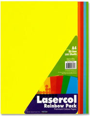 A4 80gsm Colour Paper 100 Sheets - Rainbow-Arts & Crafts, Baby Arts & Crafts, Early Arts & Crafts, Paper & Card, Premier Office, Primary Arts & Crafts, Primary Literacy, Stationery, Stock-Learning SPACE