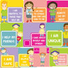 Affirmations (Full set of 10) Outdoor Signs-Calmer Classrooms, Classroom Displays, Forest School & Outdoor Garden Equipment, Helps With, Inspirational Playgrounds, Nurture Room, Playground Wall Art & Signs, Stock-Learning SPACE