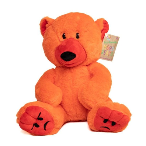 Angry Bear - Mood Bear-Additional Need, Bullying, Comfort Toys, Eco Friendly, Emotions & Self Esteem, Helps With, Mood Bear, PSHE, Social Emotional Learning, Stress Relief-Learning SPACE