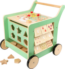 Baby Walker - Move It Green-Additional Need, Baby Walker, Gifts For 1 Year Olds, Gifts For 6-12 Months Old, Gross Motor and Balance Skills, Helps With, Small Foot Wooden Toys, Stock, Wooden Toys-Learning SPACE