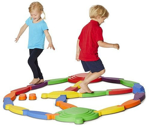 Balancing Kit - River Landscape-Active Games, Additional Need, AllSensory, Balancing Equipment, Calmer Classrooms, Exercise, Games & Toys, Gonge, Gross Motor and Balance Skills, Helps With, Learning Difficulties, Movement Breaks, Sensory Processing Disorder, Stock, Vestibular-Learning SPACE
