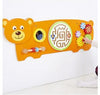 Bear Activity Wall Panel Toy-Additional Need, Fine Motor Skills, Gifts For 1 Year Olds, Helps With, Maths, Primary Maths, Sensory Wall Panels & Accessories, Shape & Space & Measure, Sound, Stock, Strength & Co-Ordination, Tactile Toys & Books, Tracking & Bead Frames, Viga Activity Wall Panel-Learning SPACE