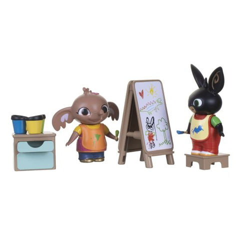 Bing Paint with Bing Figure Playpack-Bing and Friends, Figurines, Gifts For 2-3 Years Old, Small World-Learning SPACE