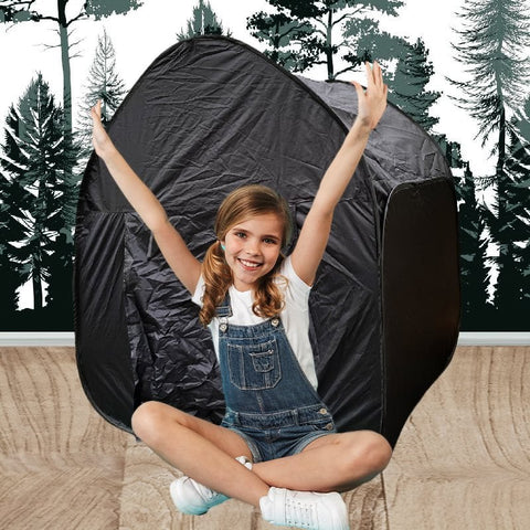 Black Projector Sensory Den Tent-AllSensory, Black-Out Dens, Chill Out Area, Helps With, Meltdown Management, Mindfulness, PSHE, Sensory Dens, Sensory Seeking, Stock, Stress Relief-Learning SPACE