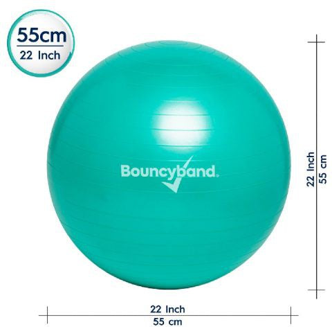 Bouncyband® Balance Ball No-Roll Weighted Seat-ADD/ADHD, Additional Need, AllSensory, Back To School, Bouncyband, Gross Motor and Balance Skills, Helps With, Matrix Group, Movement Breaks, Movement Chairs & Accessories, Neuro Diversity, Physio Balls, Seasons, Seating, Sensory & Physio Balls, Sensory Processing Disorder, Sensory Seeking, Teen Sensory Weighted & Deep Pressure, Vestibular, Weighted & Deep Pressure-55cm-Green-Learning SPACE
