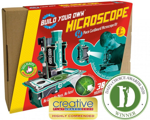 Eco-Friendly Build Your Own Paper Microscope Kit-Additional Need, Arts & Crafts, Craft Activities & Kits, Eco Friendly, Engineering & Construction, Fine Motor Skills, Games & Toys, Gifts for 8+, Helps With, Learning Activity Kits, Paper Engine, S.T.E.M, Table Top & Family Games, Technology & Design, Teen Games, World & Nature-Learning SPACE