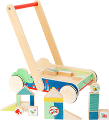 Building Blocks Baby Walker-Additional Need, Baby & Toddler Gifts, Baby Maths, Baby Walker, Balancing Equipment, Building Blocks, Cerebral Palsy, Early Years Maths, Engineering & Construction, Gifts For 1 Year Olds, Gifts For 6-12 Months Old, Gross Motor and Balance Skills, Helps With, Maths, Primary Maths, S.T.E.M, Shape & Space & Measure, Small Foot Wooden Toys, Stock-Learning SPACE