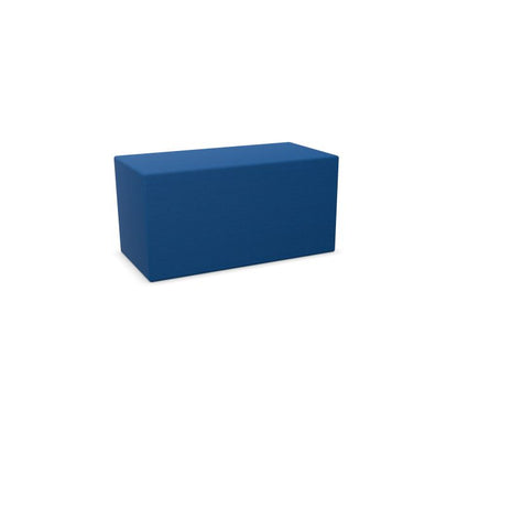 BuzziCube Flat- Sound Absorbent Cube Seat-Buzzi Space, Seating-Duo-Blue - TRCS 6075-AntiSkid-Learning SPACE