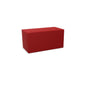BuzziCube Flat- Sound Absorbent Cube Seat-Buzzi Space, Seating-Duo-Red - TRCS 4207-AntiSkid-Learning SPACE