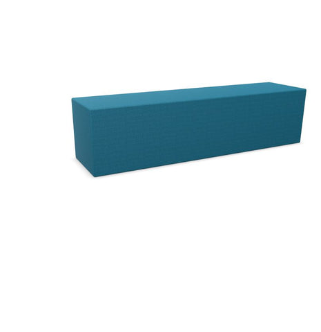 BuzziCube Flat- Sound Absorbent Cube Seat-Buzzi Space, Seating-Quattro-Hazy Blue - TRCS 9601-AntiSkid-Learning SPACE