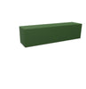 BuzziCube Flat- Sound Absorbent Cube Seat-Buzzi Space, Seating-Quattro-Hazy Green - TRCS+ 9704-AntiSkid-Learning SPACE