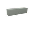 BuzziCube Flat- Sound Absorbent Cube Seat-Buzzi Space, Seating-Quattro-Hazy Grey - TRCS+ 9107-AntiSkid-Learning SPACE