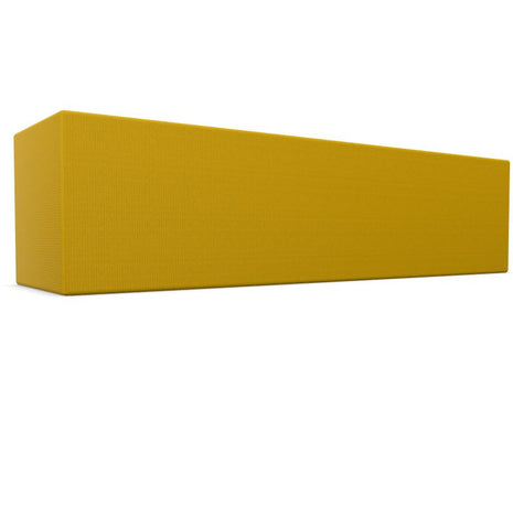 BuzziCube Flat- Sound Absorbent Cube Seat-Buzzi Space, Seating-Quattro-Hazy Yellow - TRCS 9309-AntiSkid-Learning SPACE