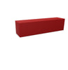 BuzziCube Flat- Sound Absorbent Cube Seat-Buzzi Space, Seating-Quattro-Red - TRCS 4207-AntiSkid-Learning SPACE