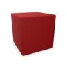 BuzziCube Flat- Sound Absorbent Cube Seat-Buzzi Space, Seating-Solo-Red - TRCS 4207-AntiSkid-Learning SPACE