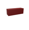 BuzziCube Flat- Sound Absorbent Cube Seat-Buzzi Space, Seating-Trio-Hazy Red - TRCS+ 9405-AntiSkid-Learning SPACE