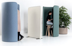 BuzziHug - Sound Reducing Privacy Booth-Buzzi Space, Dividers, Library Furniture, Noise Reduction-Learning SPACE