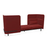 BuzziSpark Sound Reducing Sofa-Buzzi Space, Full Size Seating, Noise Reduction, Padded Seating, Seating-Original AG103 - Right open (3 Person)-Medium-Hazy Red - TRCS+ 9405-Learning SPACE