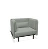 BuzziSpark Sound Reducing Sofa-Buzzi Space, Full Size Seating, Noise Reduction, Padded Seating, Seating-Sofa AG111 (1 Person)-Low-Hazy Grey - TRCS+ 9107-Learning SPACE