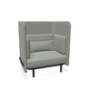 BuzziSpark Sound Reducing Sofa-Buzzi Space, Full Size Seating, Noise Reduction, Padded Seating, Seating-Sofa AG111 (1 Person)-Medium-Hazy Grey - TRCS+ 9107-Learning SPACE