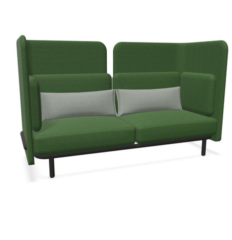 BuzziSpark Sound Reducing Sofa-Buzzi Space, Full Size Seating, Noise Reduction, Padded Seating, Seating-Sofa AG112 (2 Person)-Medium-Hazy Green - TRCS+ 9704-Learning SPACE