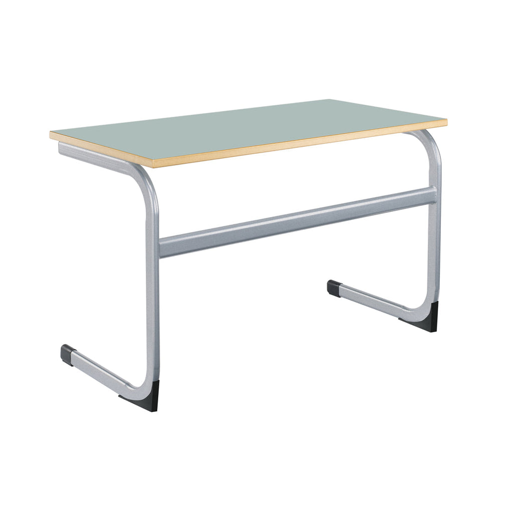Cantilever Euro Tables: Double - 1200x600mm-Classroom Table, Metalliform, Table-460mm (3-4 Years)-Ailsa-Learning SPACE