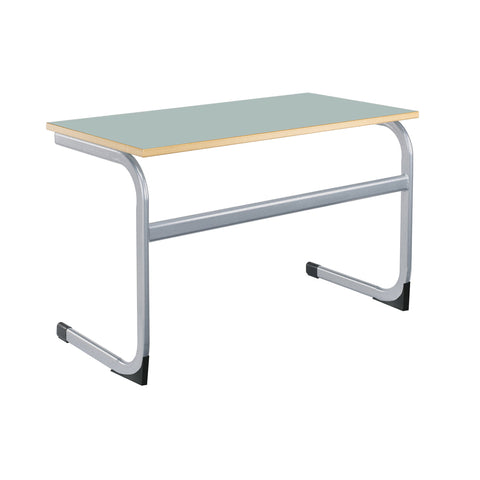Cantilever Euro Tables: Large Double -1500x750mm-Classroom Table, Metalliform, Table-460mm (3-4 Years)-Ailsa-Learning SPACE