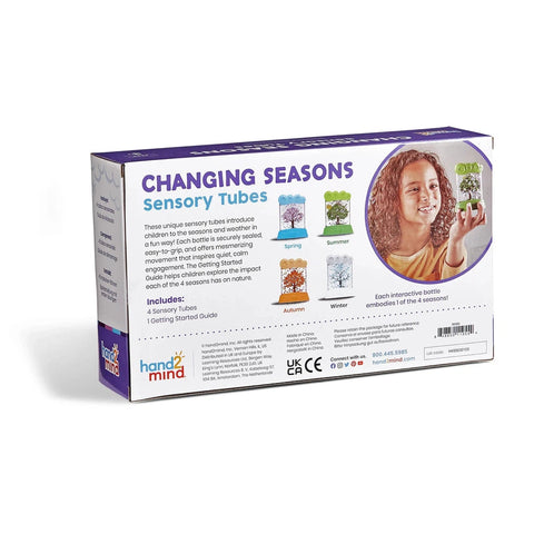 Changing Seasons Sensory Tubes-Autumn, Calmer Classrooms, Calming and Relaxation, Helps With, Learning Resources, Seasons, Spring, Summer, Winter-Learning SPACE