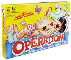 Classic Operation - Family Precision Game-Early years Games & Toys, Hasbro, Human Body, Primary Games & Toys, S.T.E.M, Stock, Table Top & Family Games, Teen Games-Learning SPACE