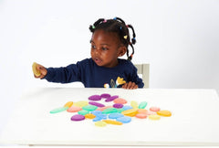 Clear Junior Rainbow Pebbles® - Pk36-Additional Need, EDX, Fine Motor Skills, Light Box Accessories, Stock-Learning SPACE