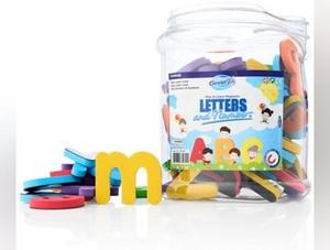 Clever Kidz Play And Learn Magnetic Letters And Numbers-Maths Toys-Addition & Subtraction, Arts & Crafts, Clever Kidz, Counting Numbers & Colour, Drawing & Easels, Early Arts & Crafts, Early Years Literacy, Early Years Maths, Imaginative Play, Kitchens & Shops & School, Learn Alphabet & Phonics, Learning Difficulties, Maths, Primary Literacy, Primary Maths, Stock-Learning SPACE
