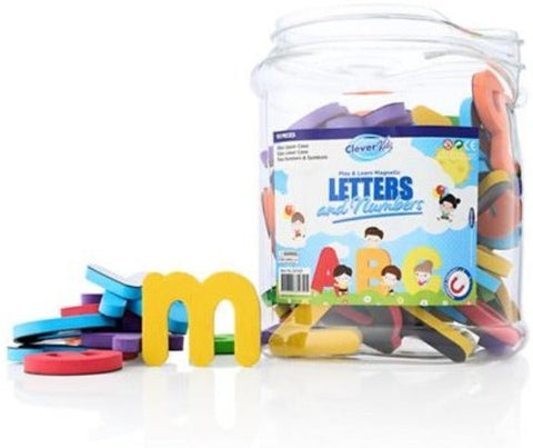 Clever Kidz Play And Learn Magnetic Letters And Numbers-Maths Toys-Addition & Subtraction, Arts & Crafts, Clever Kidz, Counting Numbers & Colour, Drawing & Easels, Early Arts & Crafts, Early Years Literacy, Early Years Maths, Imaginative Play, Kitchens & Shops & School, Learn Alphabet & Phonics, Learning Difficulties, Maths, Nurture Room, Primary Literacy, Primary Maths, Stock-Learning SPACE