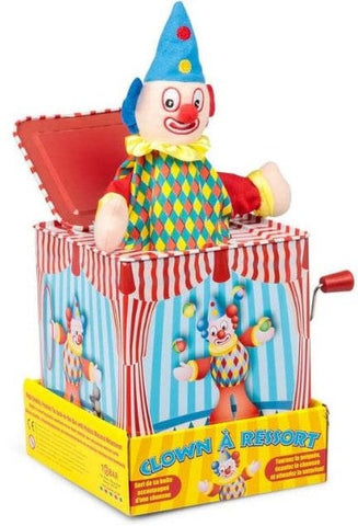 Clown Jack-in-the-Box-Additional Need, Baby Cause & Effect Toys, Cause & Effect Toys, Deaf & Hard of Hearing, Imaginative Play, Puppets & Theatres & Story Sets, Sound, Stock, Tobar Toys-Learning SPACE