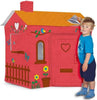 Colour Your Own Cardboard Playhouse-Arts & Crafts, Dolls & Doll Houses, Early Arts & Crafts, Imaginative Play, Messy Play, Paint, Play Houses, Playhouses, Primary Arts & Crafts, Stock, Tobar Toys-Learning SPACE
