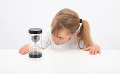 ColourBright Sand Timer - 30 Min. (Black)-AllSensory, Early Science, Early Years Maths, Maths, Planning And Daily Structure, Primary Maths, PSHE, Sand Timers & Timers, Schedules & Routines, Sensory Seeking, Stock, TickiT, Time, Visual Sensory Toys-Learning SPACE