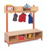Complete Cloakroom Unit-Cloakroom, Shelves, Storage-Maple-Tangerine-Learning SPACE