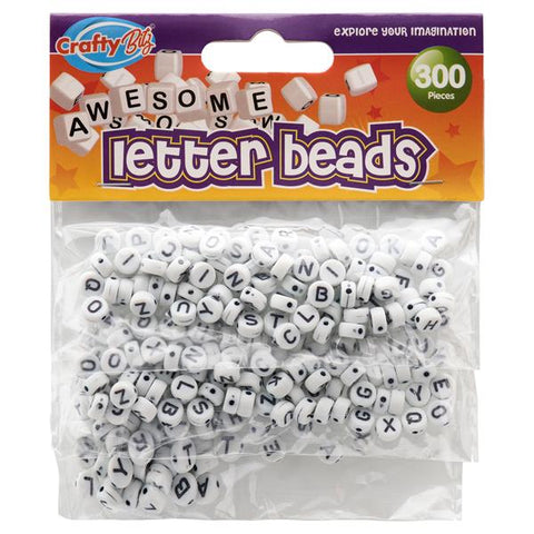 Crafty Bitz - 300 Letter Beads-Art Materials, Arts & Crafts, Crafty Bitz Craft Supplies, Learn Alphabet & Phonics, Primary Arts & Crafts, Primary Literacy, Seasons, Spring, Threading-Learning SPACE