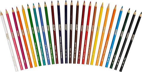 Crayola - 24 Colouring Pencils-Art Materials, Arts & Crafts, Back To School, Crayola, Drawing & Easels, Early Arts & Crafts, Primary Arts & Crafts, Primary Literacy, Seasons, Stationery-Learning SPACE