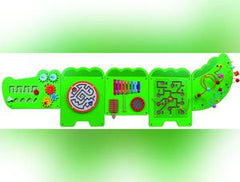 Crocodile Activity Wall Panel Toy-Musical Toys-Additional Need, Best Seller, Down Syndrome, Fine Motor Skills, Gross Motor and Balance Skills, Helps With, Maths, Neuro Diversity, Primary Maths, Sensory Wall Panels & Accessories, Shape & Space & Measure, Sound, Stock, Strength & Co-Ordination, Tactile Toys & Books, Tracking & Bead Frames, Viga Activity Wall Panel-Learning SPACE
