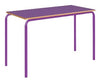 Crushed Bent Table: Colour Collection-Classroom Furniture, Classroom Table, Metalliform, Table-1100x550-46cm (3-4 Years)-Purple-Learning SPACE